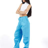 Deep Blue Parachute Pants - BonkersCorner