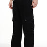 Black Cargo Denim Pants - BonkersCorner
