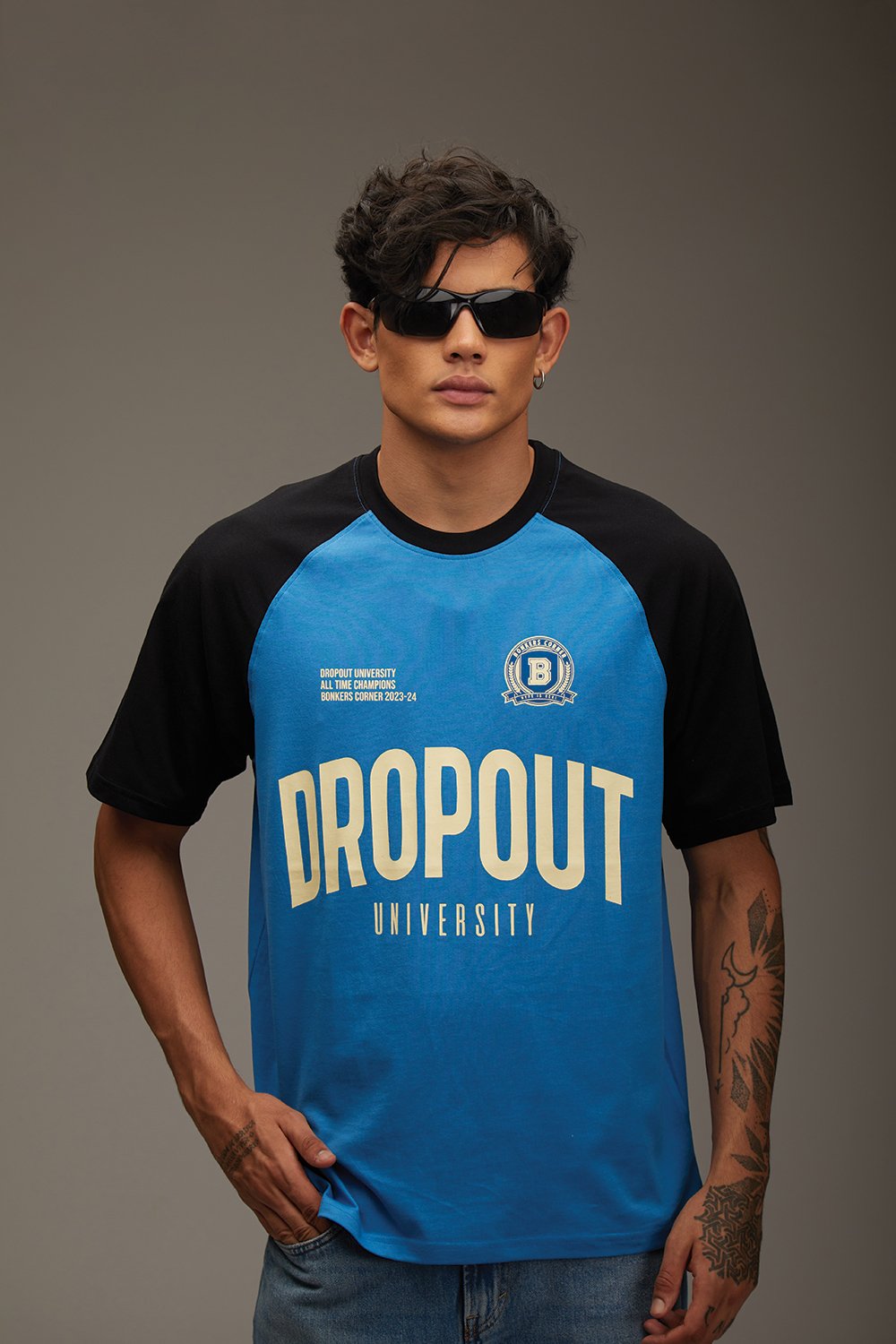 Dropout University Oversized T-shirt - BonkersCorner
