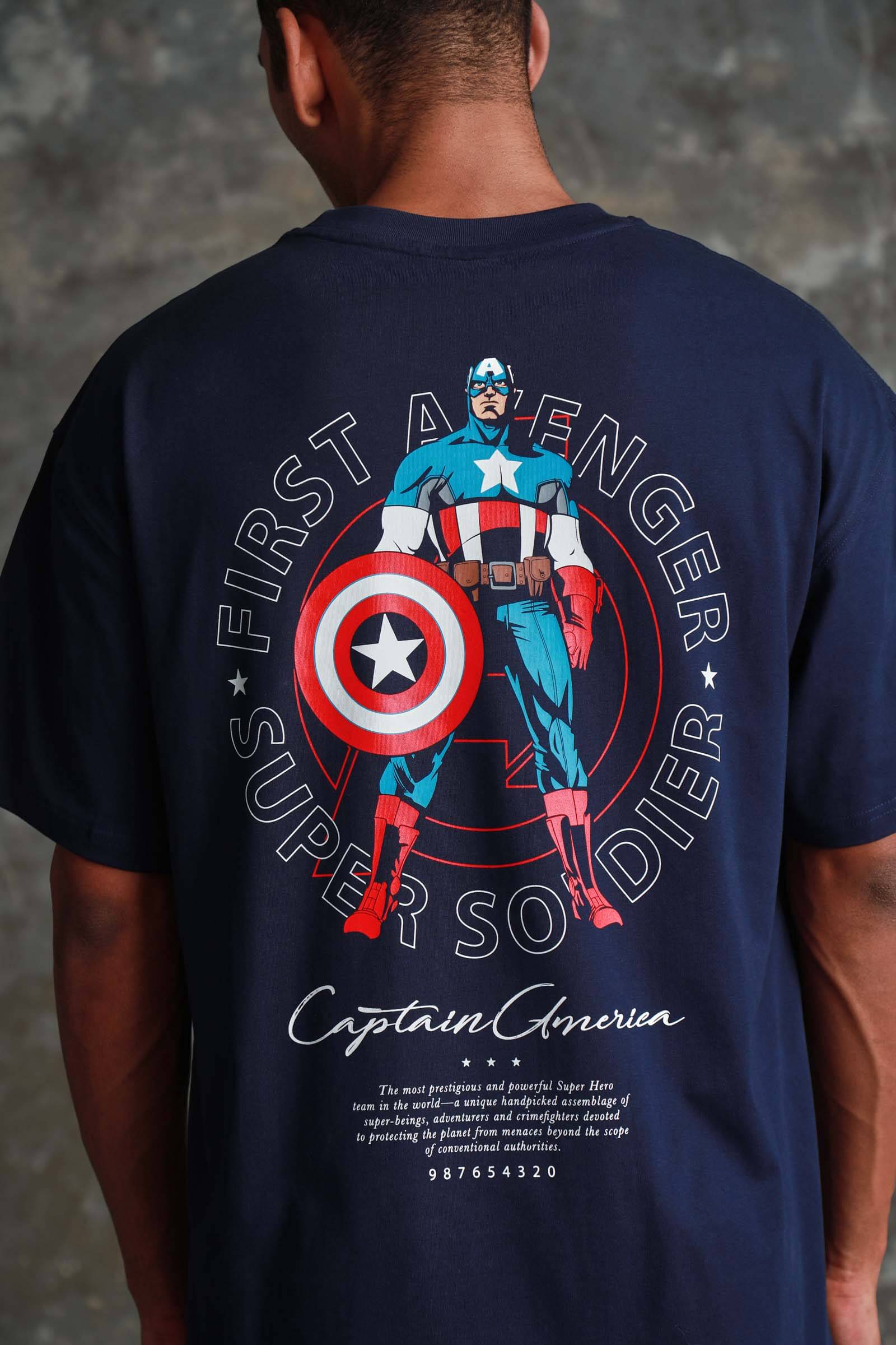 First Avenger Oversized T-shirt - BonkersCorner