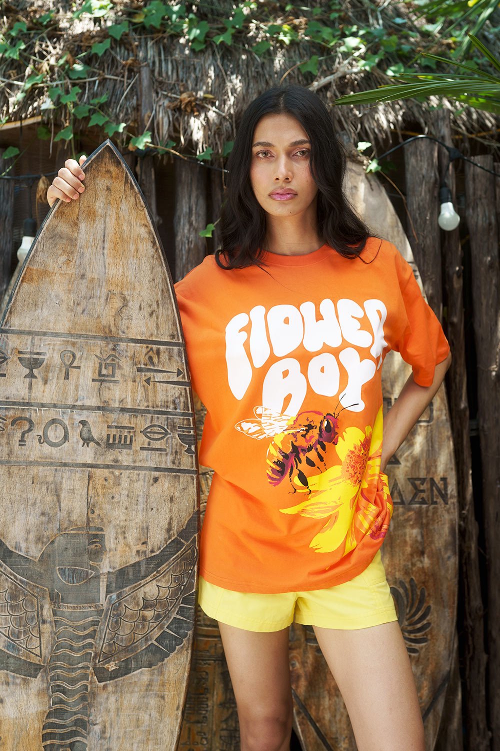 Flower Boy Oversized T-shirt - BonkersCorner