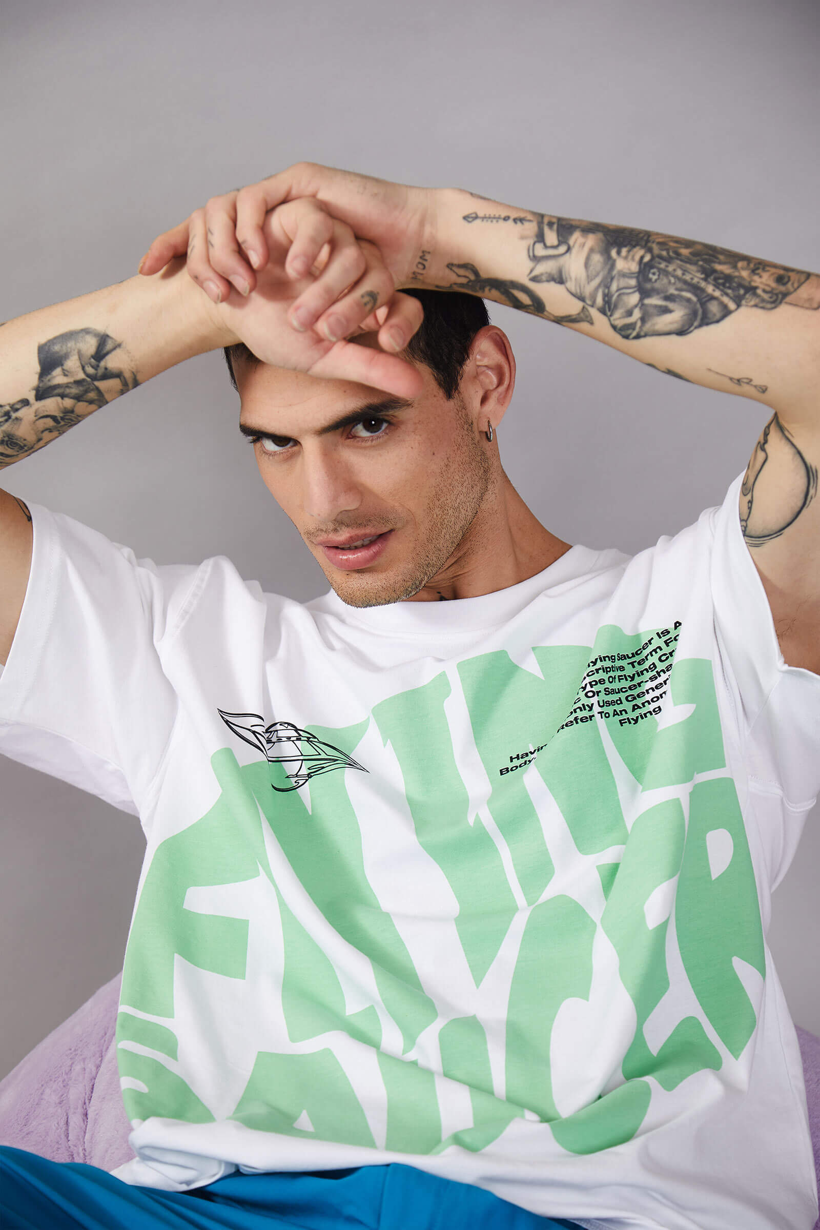 Flying Saucer Oversized T-Shirt - BonkersCorner