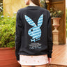 Follow The Rabbit Oversized Sweatshirt - BonkersCorner