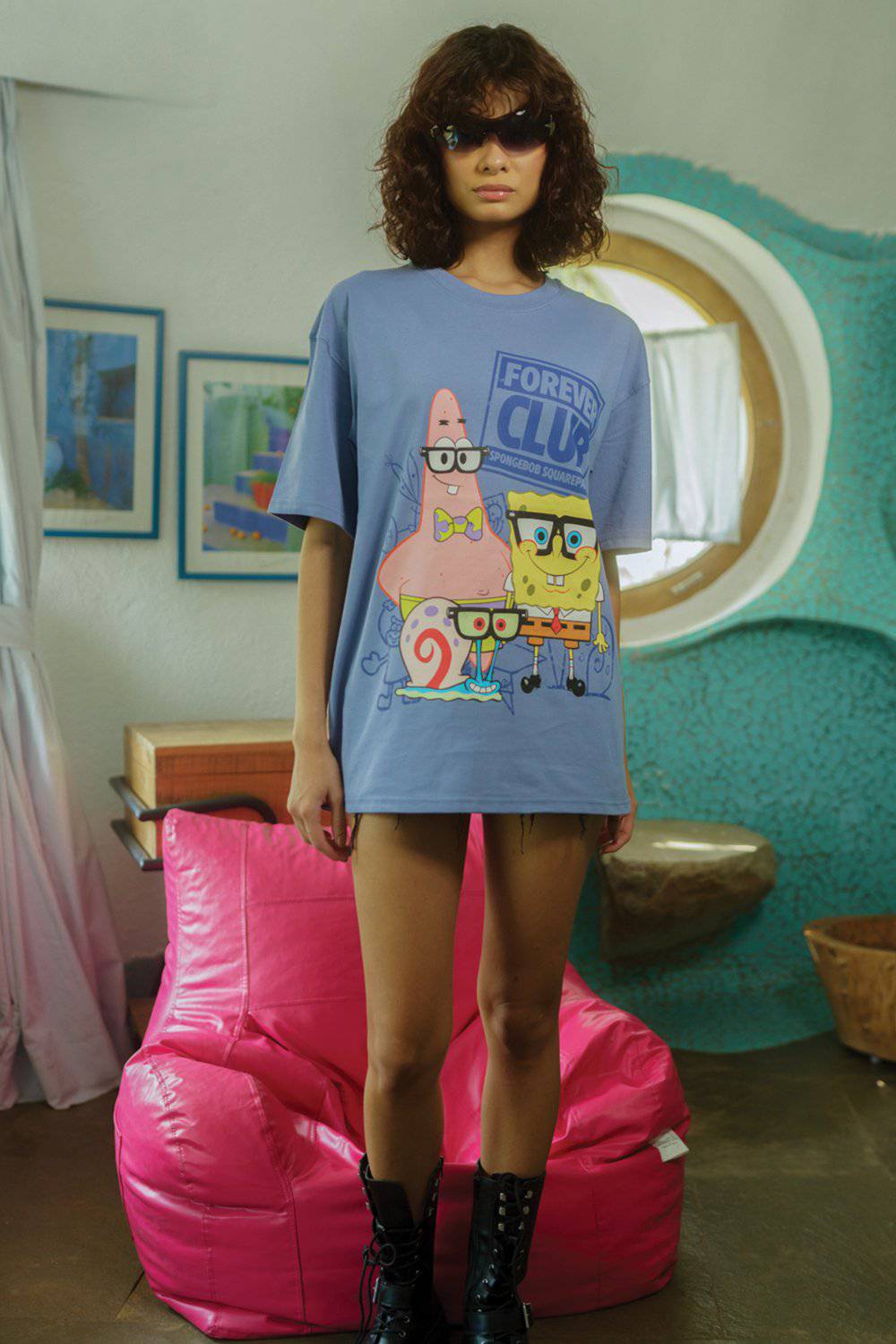 Forever Club Oversized T-shirt - BonkersCorner