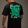 Get Rich Oversized T-shirt - BonkersCorner
