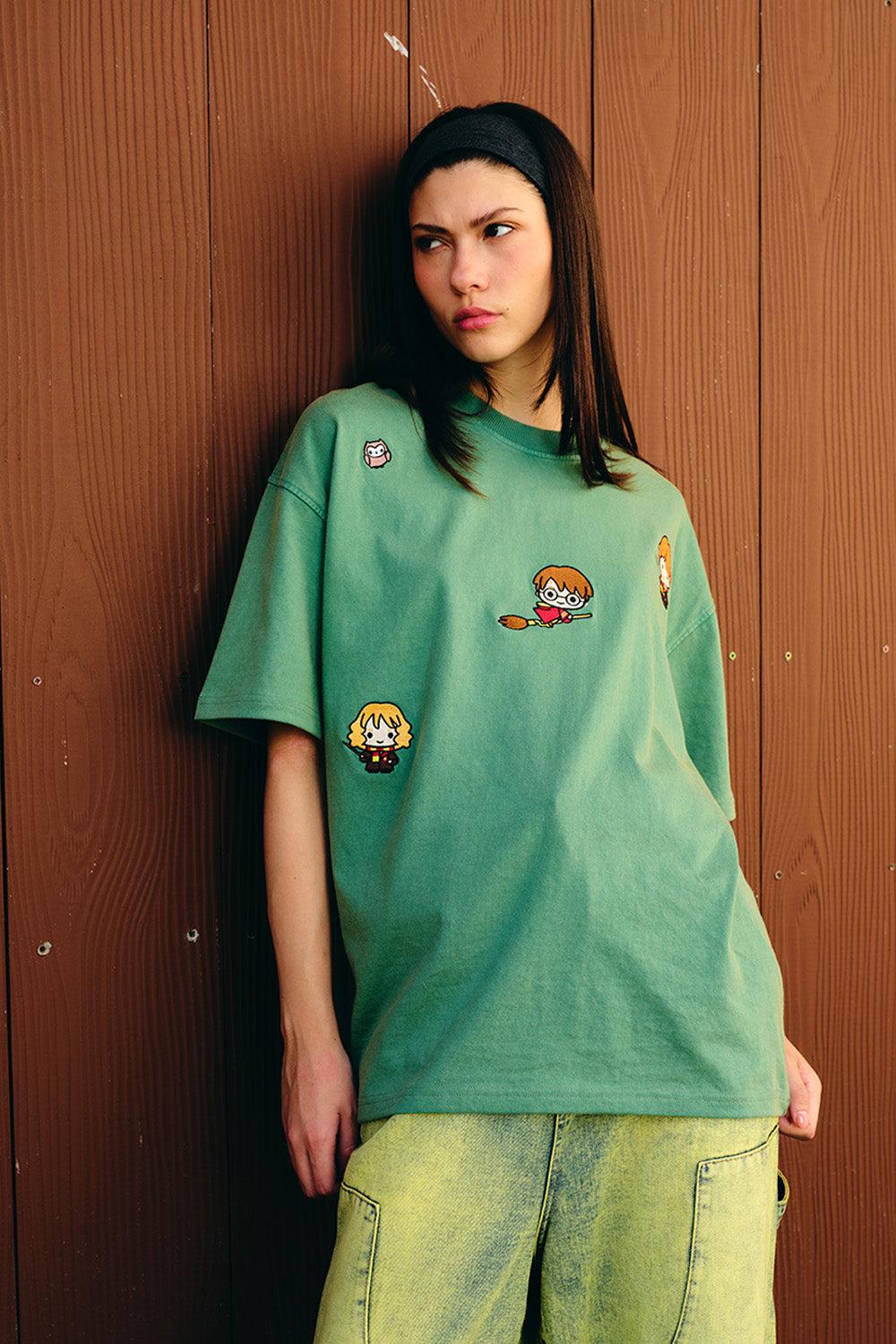 Golden Trio Oversized T-shirt - BonkersCorner