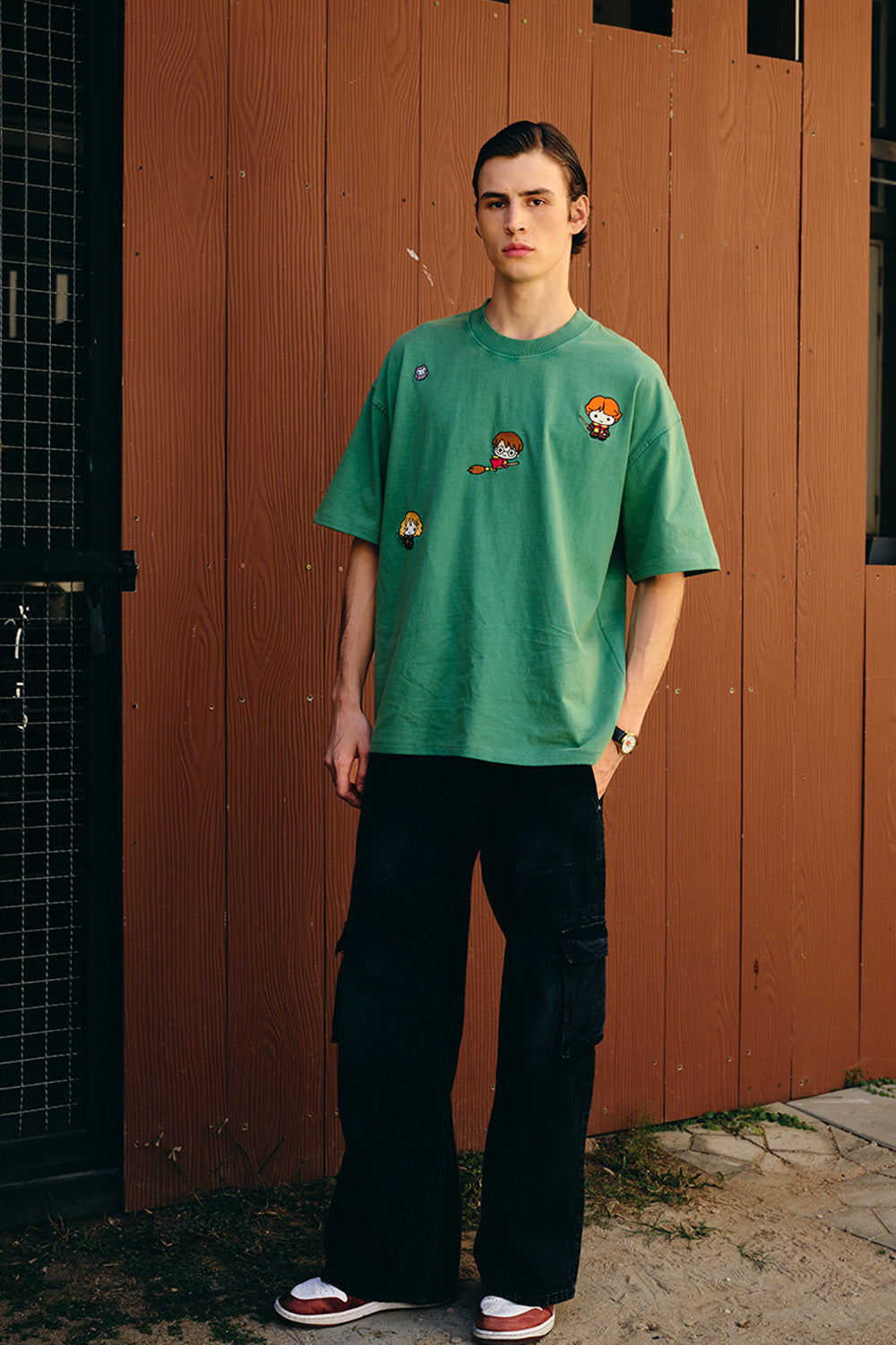 Golden Trio Oversized T-shirt - BonkersCorner
