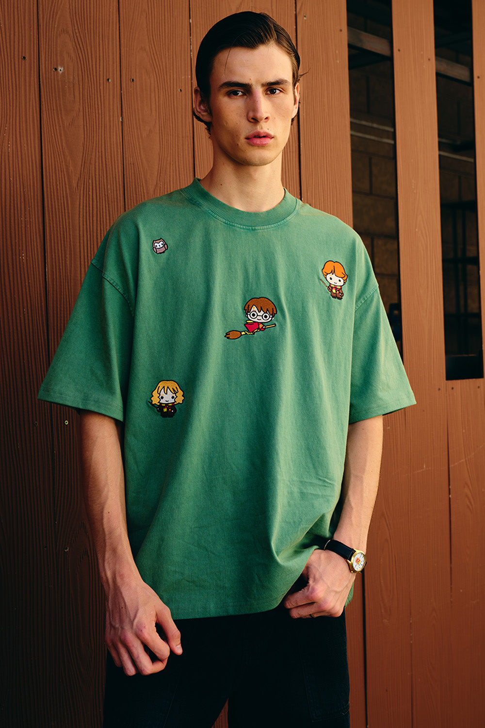 Golden Trio Oversized T-shirt - BonkersCorner