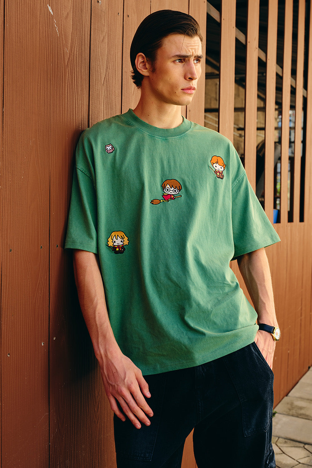 Golden Trio Oversized T-shirt - BonkersCorner