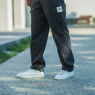 Grey Cargo With Utility Pockets - BonkersCorner