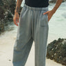 Grey Faded Loose Fit Pants - BonkersCorner