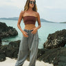 Grey Faded Loose Fit Pants - BonkersCorner