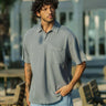 Grey Heavyweight Faded Polo - BonkersCorner