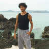 Grey Melange Utility Pants - BonkersCorner