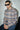 Grey Orange Multi Colour Regular Fit Shirt - BonkersCorner