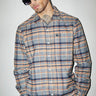 Grey Orange Multi Colour Regular Fit Shirt - BonkersCorner