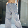Grey Parachute Pants - BonkersCorner