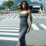 Grey Soft Lounge Maxi Dress - BonkersCorner