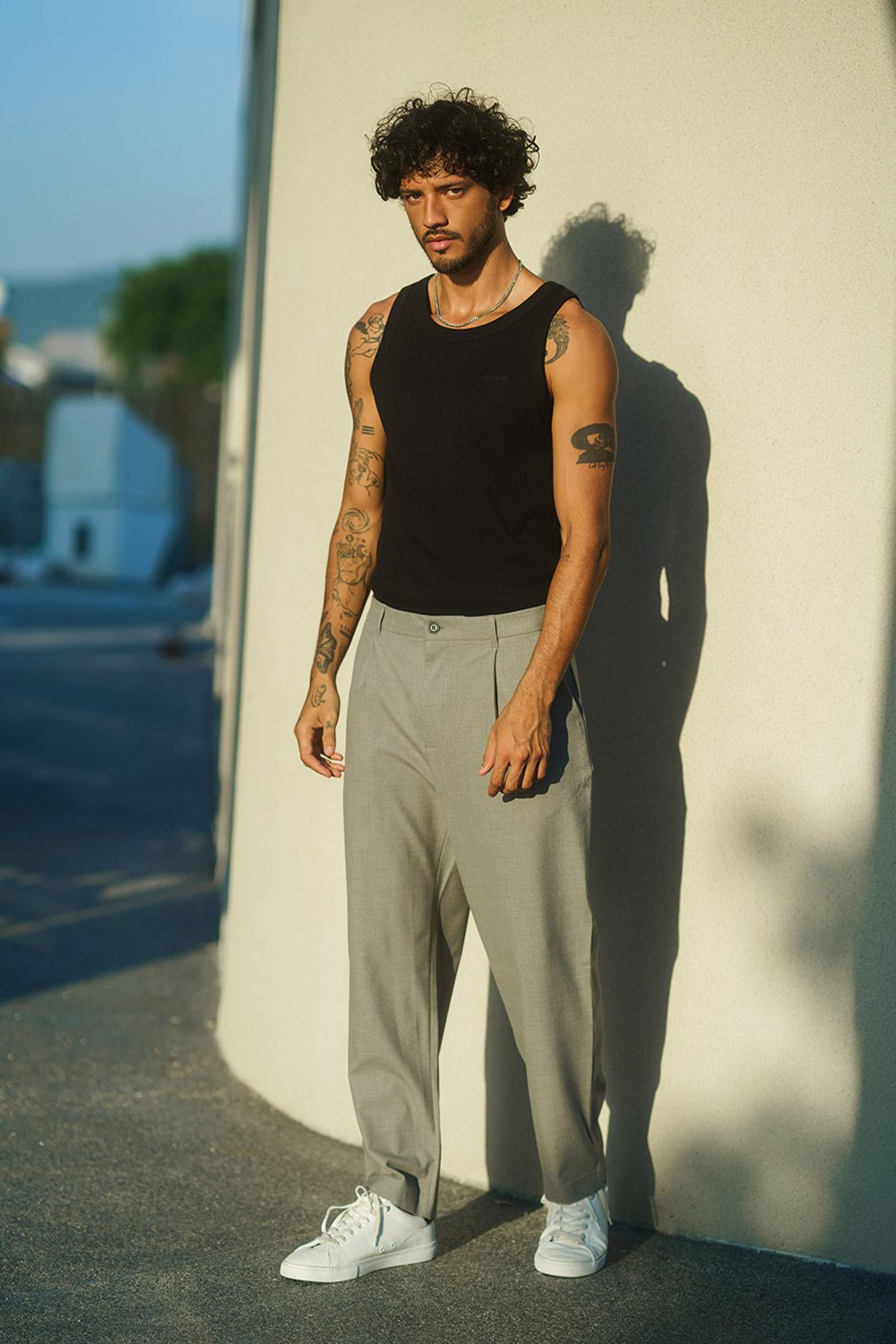 Grey Tailored Trousers - BonkersCorner