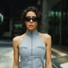 Grey Utility Crop Top - BonkersCorner