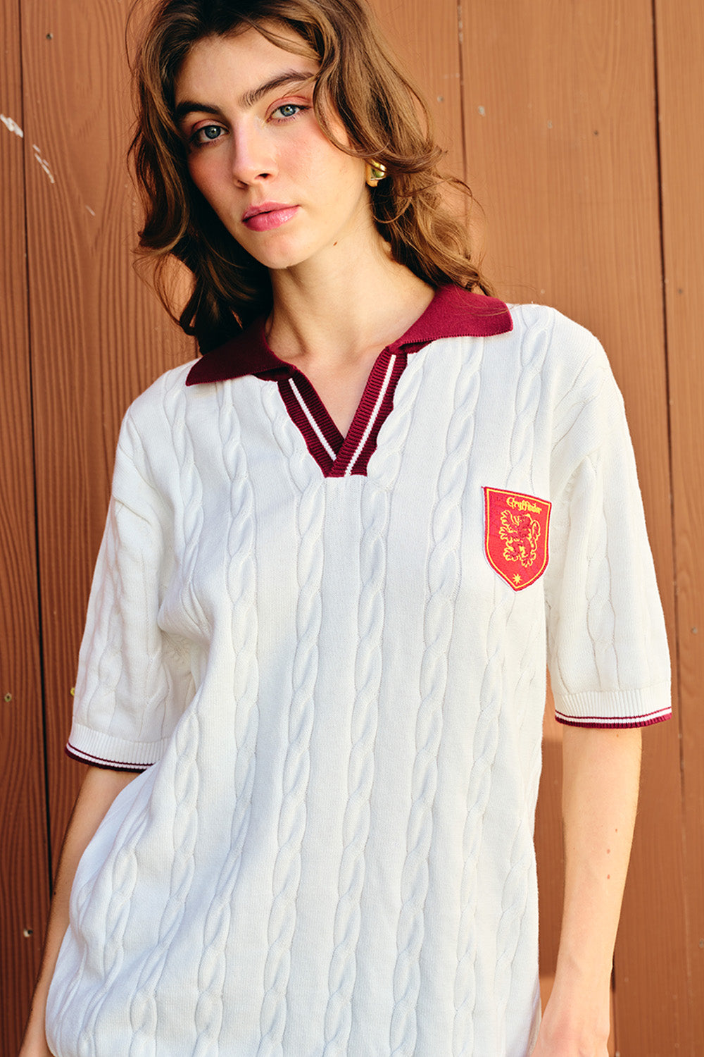 Gryffindor Legacy Cable Knit Polo