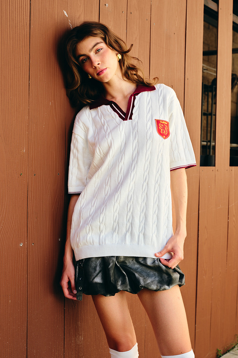 Gryffindor Legacy Cable Knit Polo