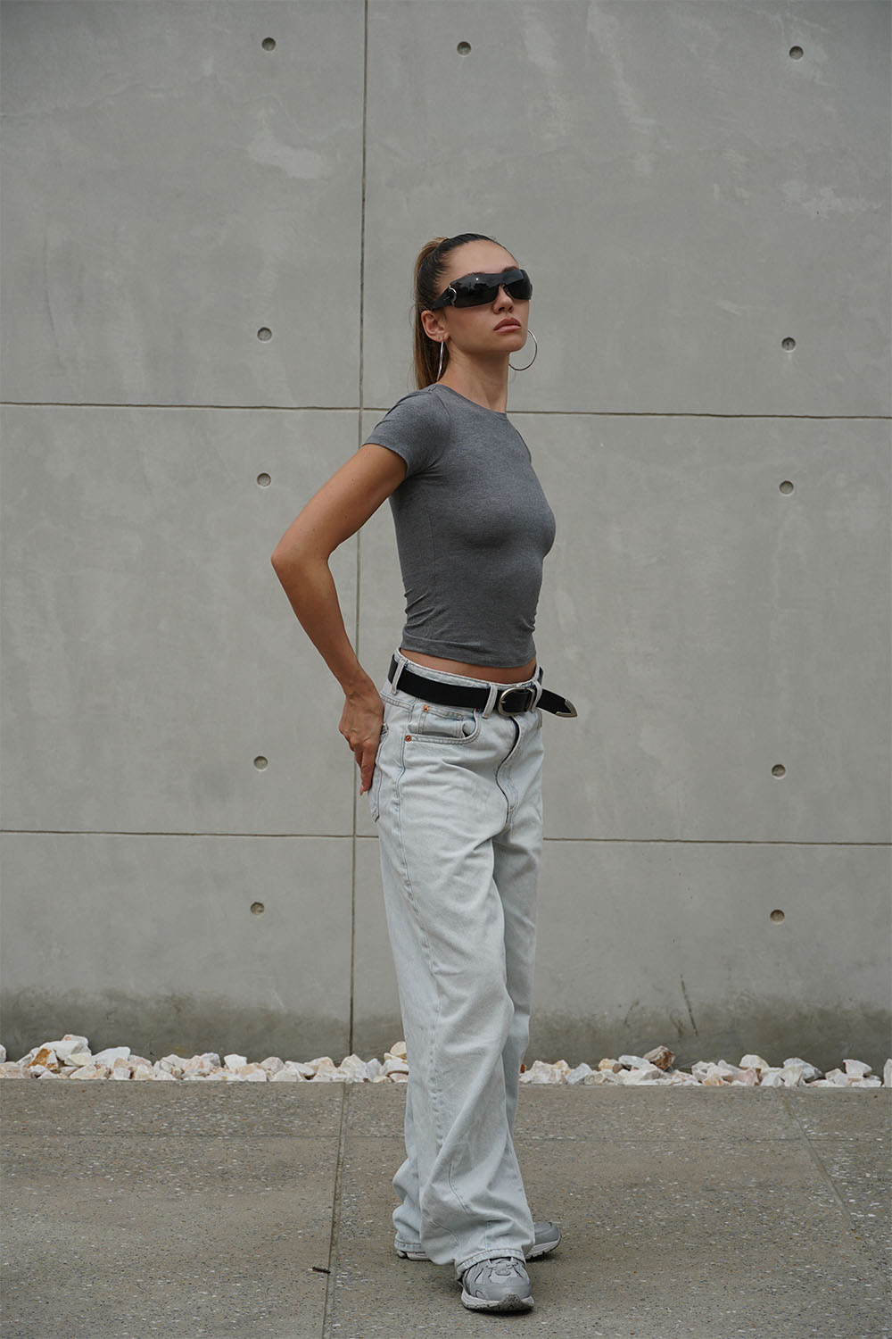 Heather Grey Fitted T-Shirt - BonkersCorner
