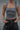 Heather Grey Square Neck Top - BonkersCorner