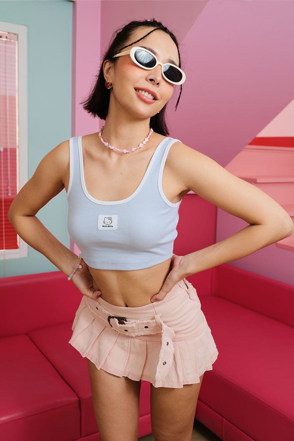 Hello Kitty CropÂ TankÂ Top - BonkersCorner