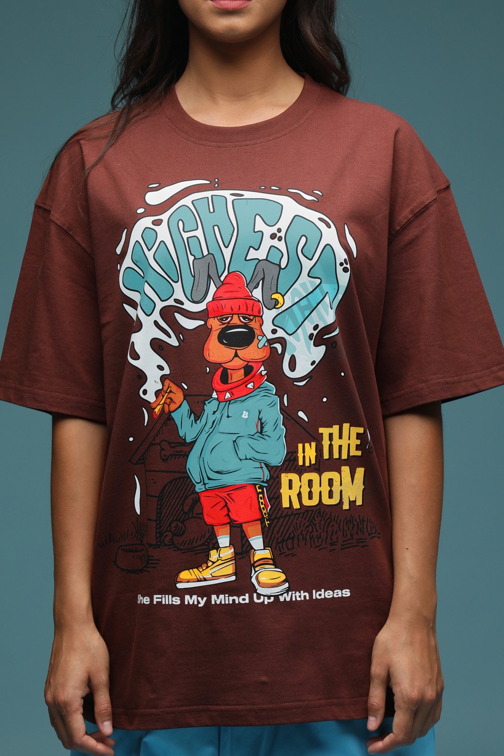 Highest In The Room Oversized T-shirt - BonkersCorner