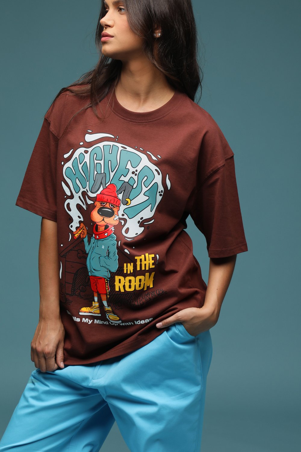 Highest In The Room Oversized T-shirt - BonkersCorner