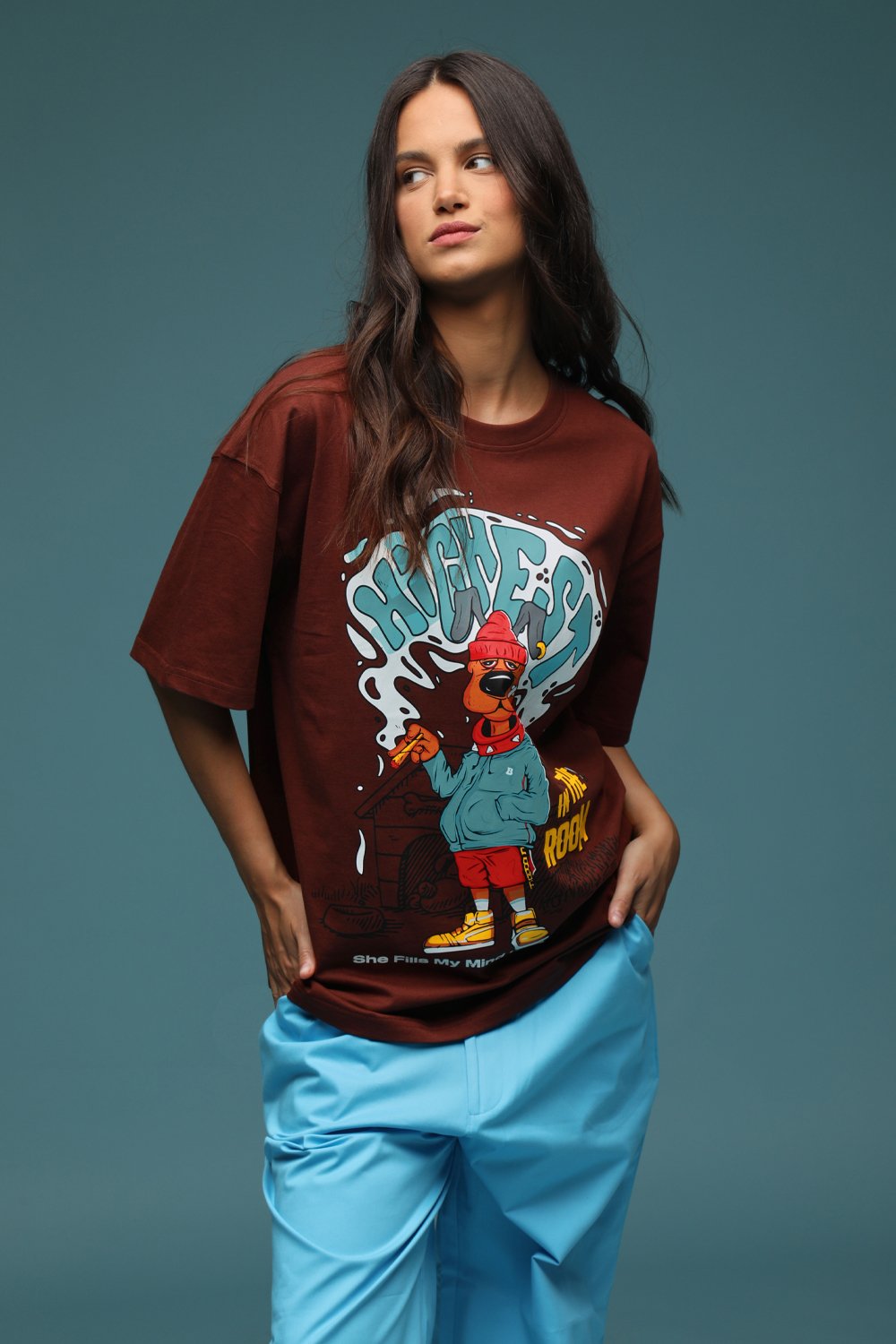 Highest In The Room Oversized T-shirt - BonkersCorner
