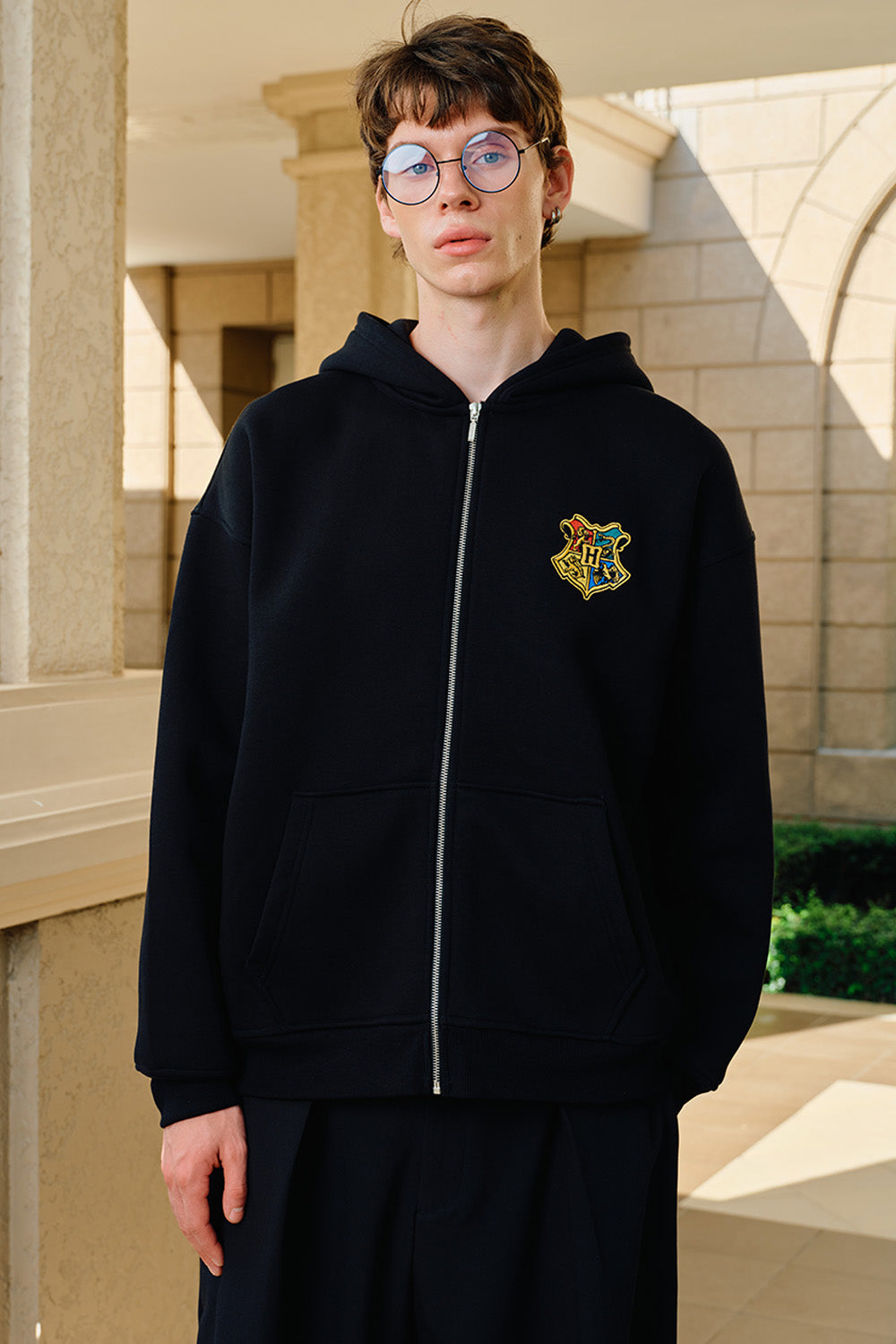 Hogwarts Crest Zip Hoodie