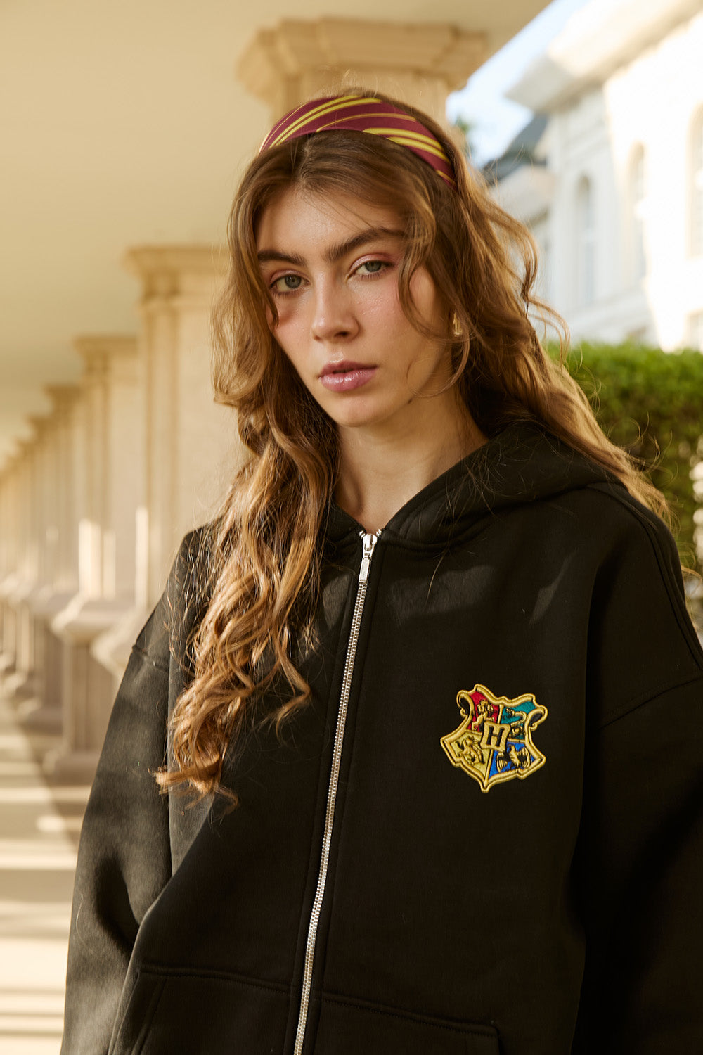 Hogwarts Crest Zip Hoodie
