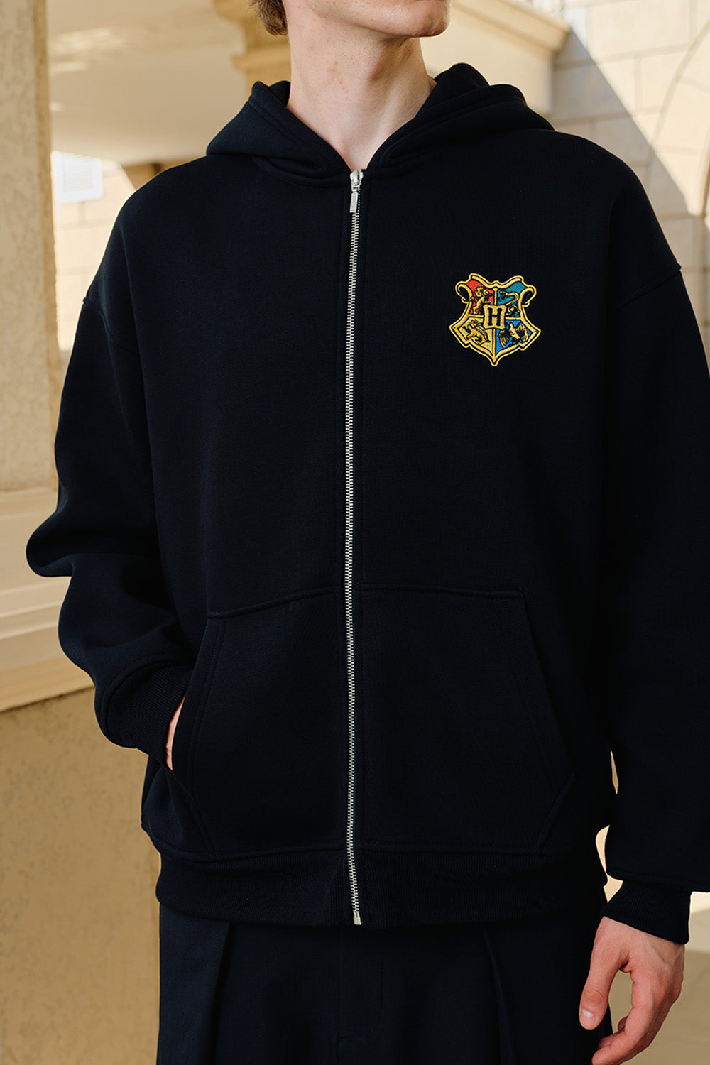 Hogwarts Crest Zip Hoodie