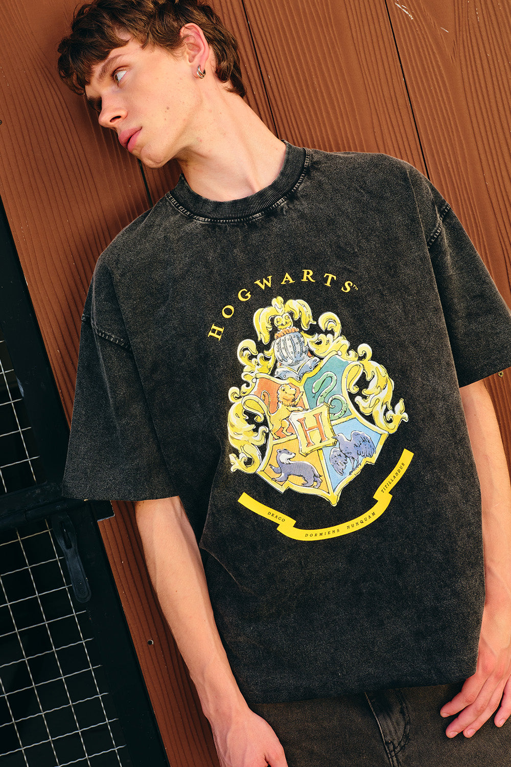 Hogwarts Heritage Faded Oversized T-shirt