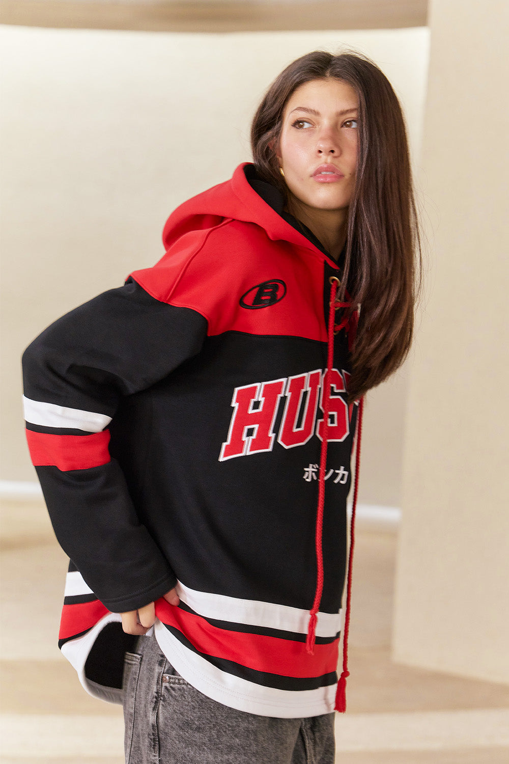 Hustle Red Sweatshirt