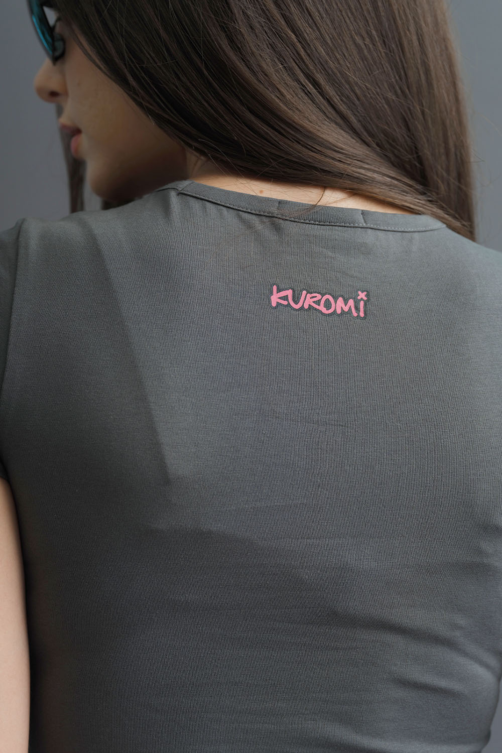 Kuromi Long Length Baby Tee - BonkersCorner