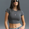Kuromi Long Length Baby Tee - BonkersCorner