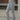 Light Heather Grey Fold Over Pants - BonkersCorner