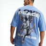 Love And Peace Premium Oversized T-shirt - BonkersCorner