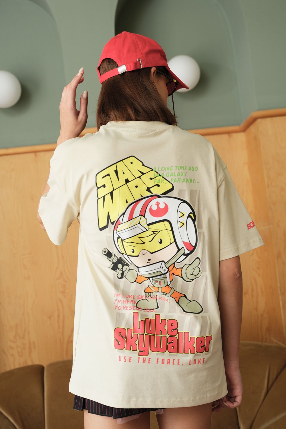 Luke Skywalker Oversized T-shirt - BonkersCorner