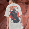 Mandalorian Off White Oversized T-shirt - BonkersCorner