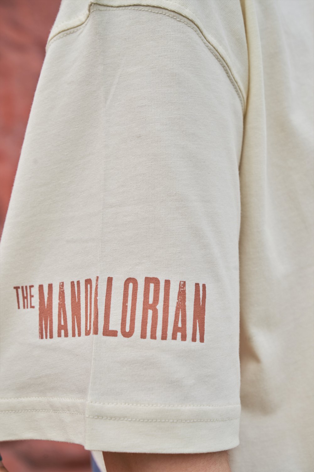 Mandalorian Off White Oversized T-shirt - BonkersCorner