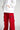 Maroon Utility Straight Fit Pants - BonkersCorner