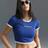 Midnight Snack Ringer Crop Top - BonkersCorner