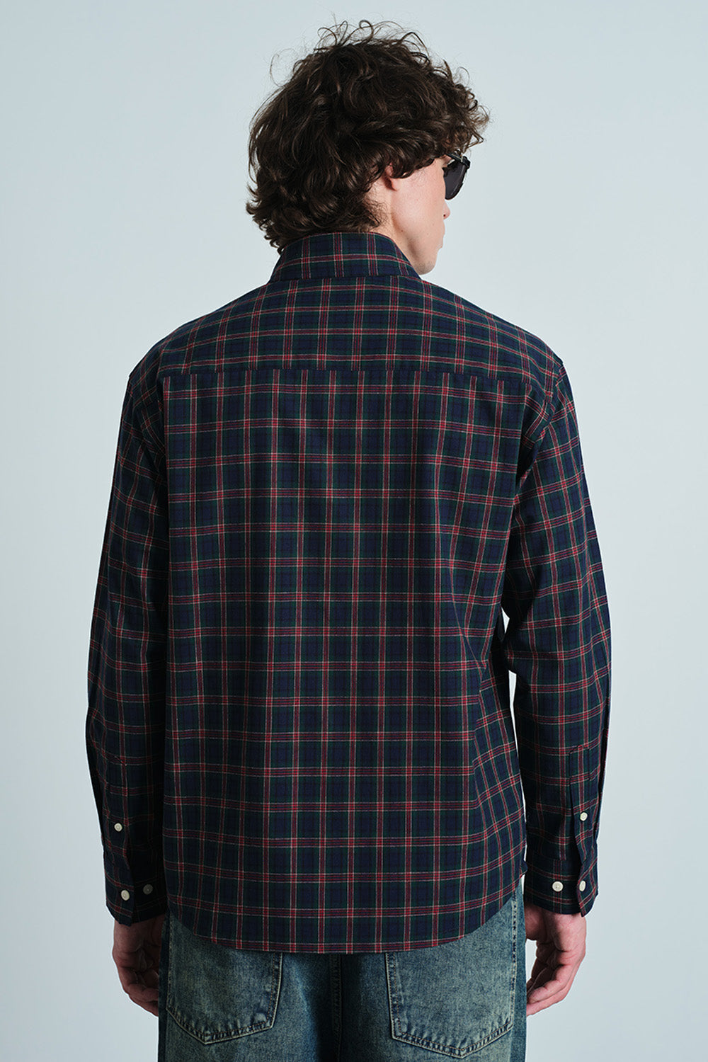 Midnight Green Check Shirt - BonkersCorner