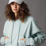 Mint Crop Hoodie - BonkersCorner