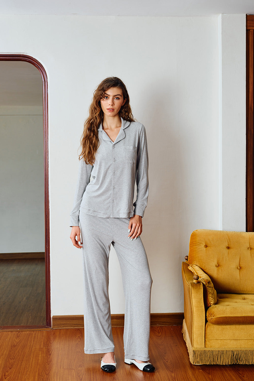 Moon Grey Pyjama Set - BonkersCorner