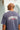 Moonlight Blue 100% Supima Cotton Oversized T-shirt - BonkersCorner
